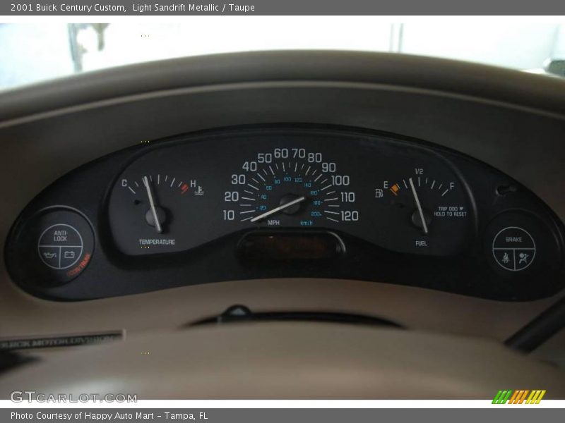 Light Sandrift Metallic / Taupe 2001 Buick Century Custom