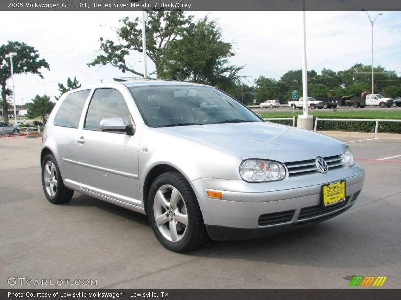Reflex Silver Metallic / Black/Grey 2005 Volkswagen GTI 1.8T