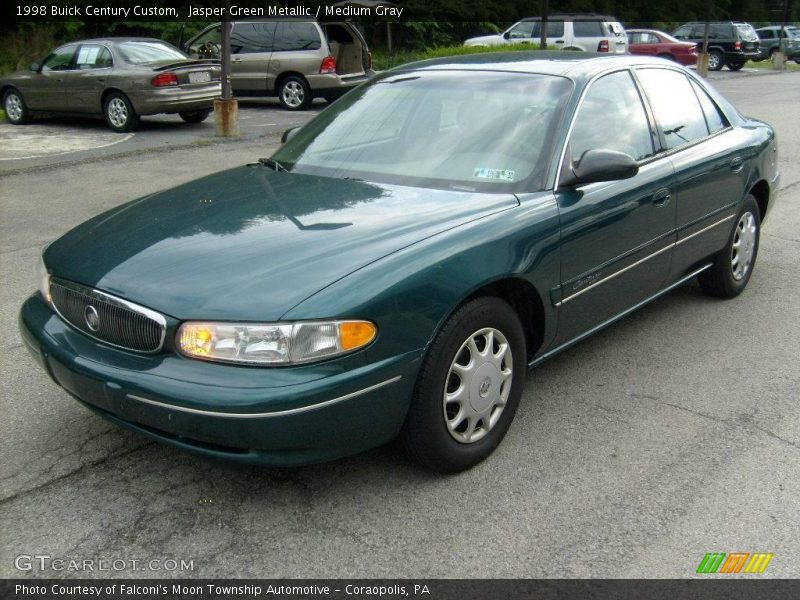 Jasper Green Metallic / Medium Gray 1998 Buick Century Custom