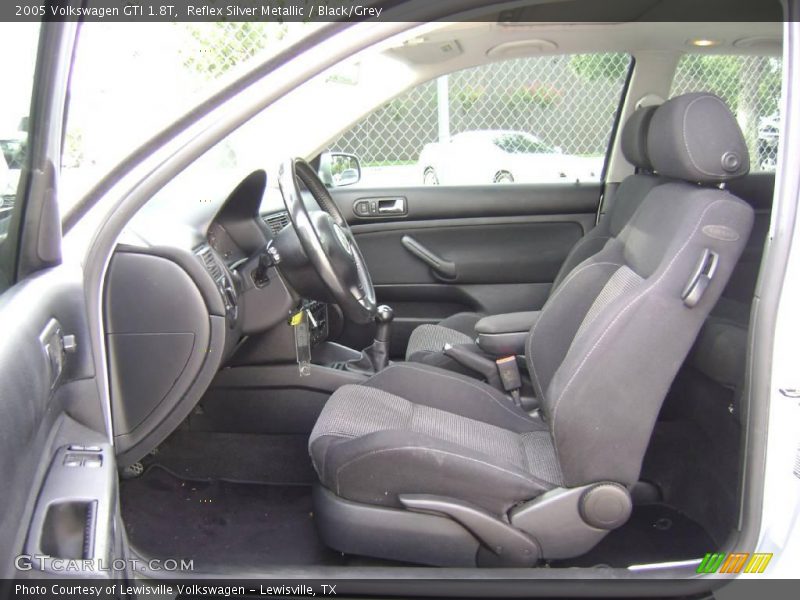 Reflex Silver Metallic / Black/Grey 2005 Volkswagen GTI 1.8T