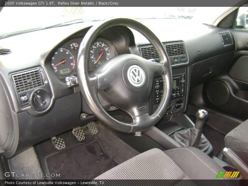Reflex Silver Metallic / Black/Grey 2005 Volkswagen GTI 1.8T