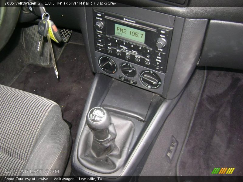 Reflex Silver Metallic / Black/Grey 2005 Volkswagen GTI 1.8T