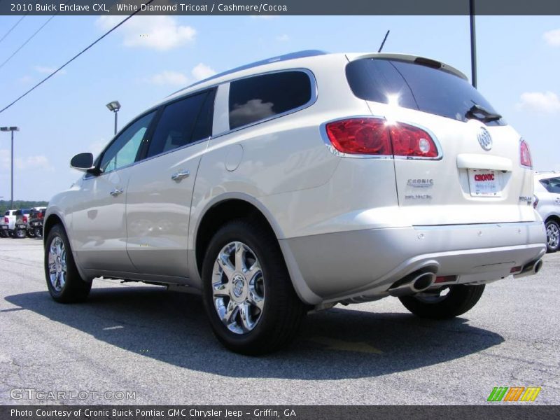 White Diamond Tricoat / Cashmere/Cocoa 2010 Buick Enclave CXL