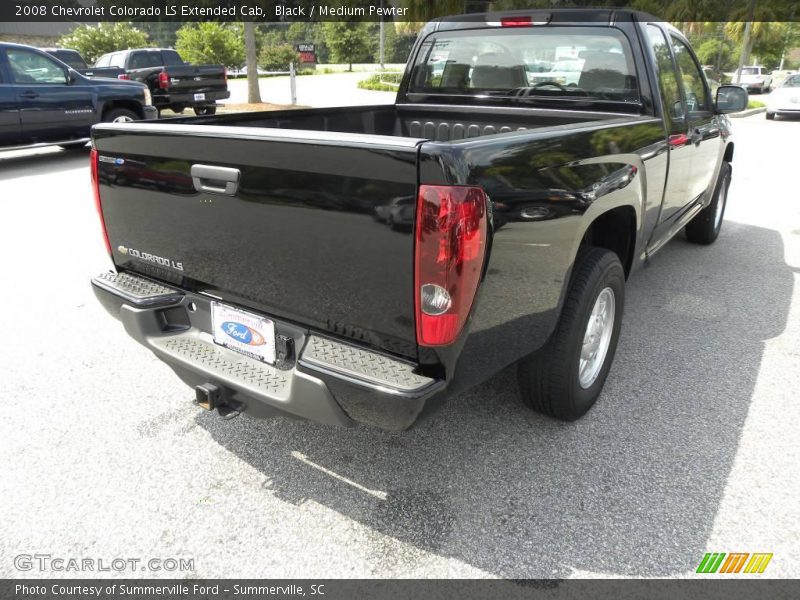 Black / Medium Pewter 2008 Chevrolet Colorado LS Extended Cab