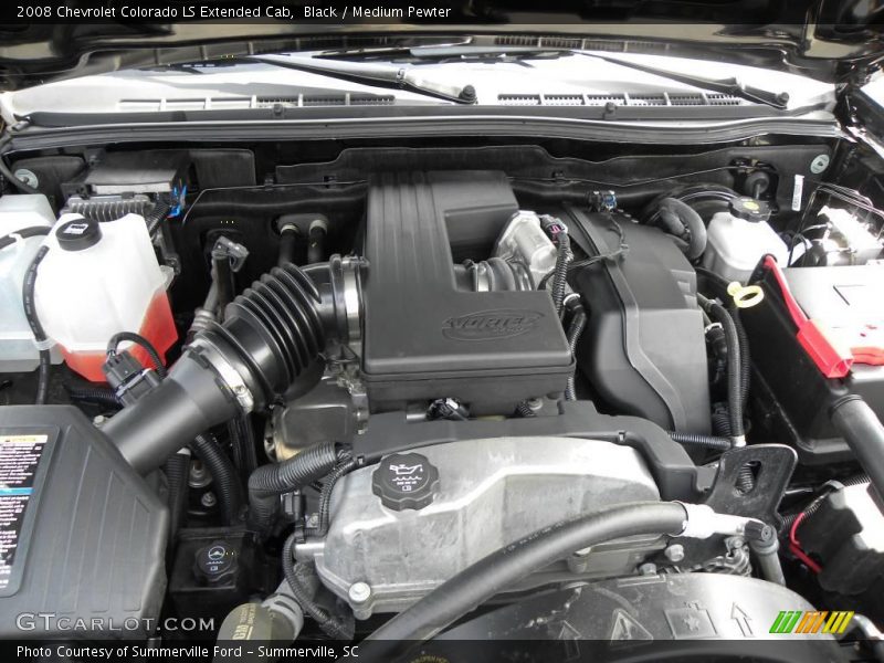 Black / Medium Pewter 2008 Chevrolet Colorado LS Extended Cab
