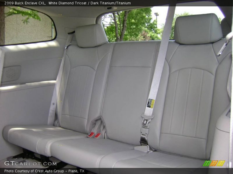 White Diamond Tricoat / Dark Titanium/Titanium 2009 Buick Enclave CXL