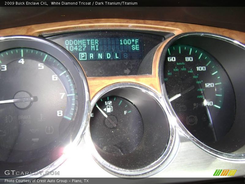 White Diamond Tricoat / Dark Titanium/Titanium 2009 Buick Enclave CXL