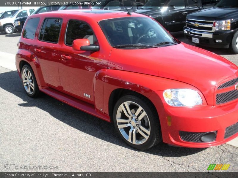 Victory Red / Ebony Black/Red 2008 Chevrolet HHR SS