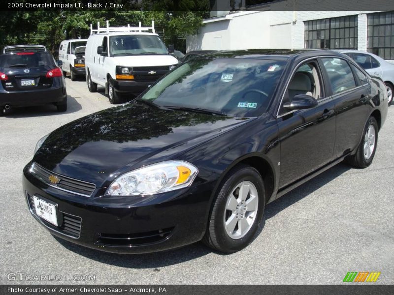 Black / Gray 2008 Chevrolet Impala LT