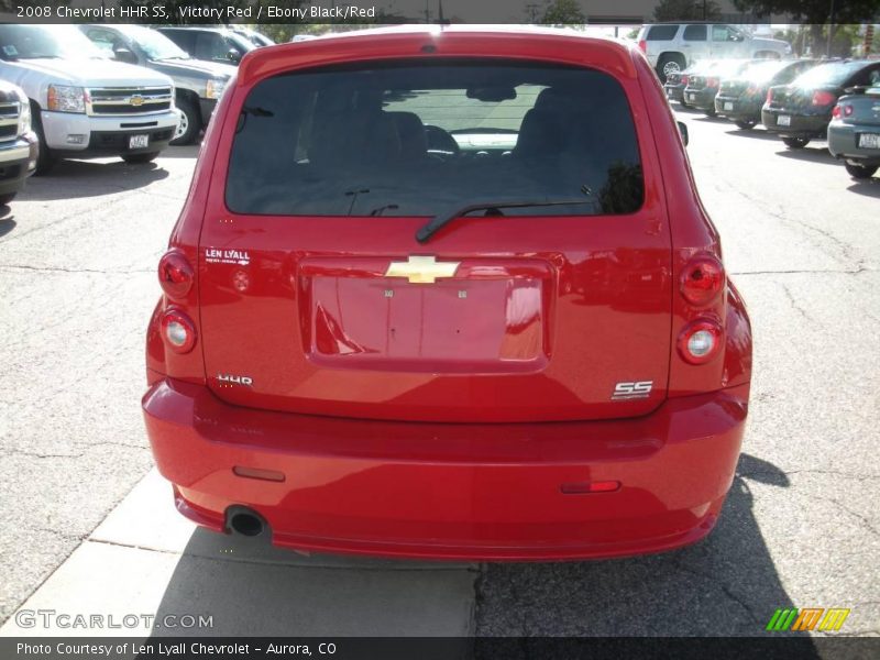 Victory Red / Ebony Black/Red 2008 Chevrolet HHR SS