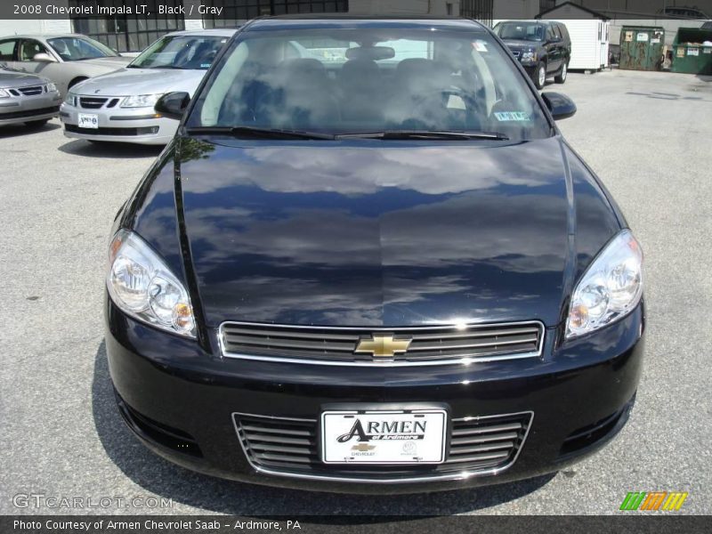 Black / Gray 2008 Chevrolet Impala LT