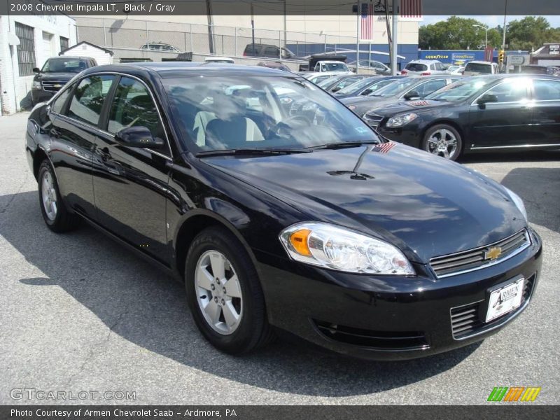 Black / Gray 2008 Chevrolet Impala LT