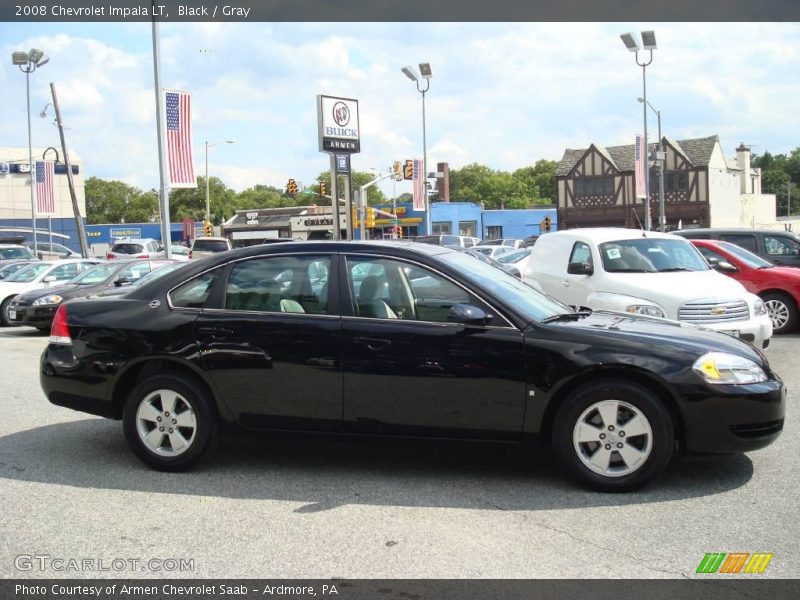 Black / Gray 2008 Chevrolet Impala LT