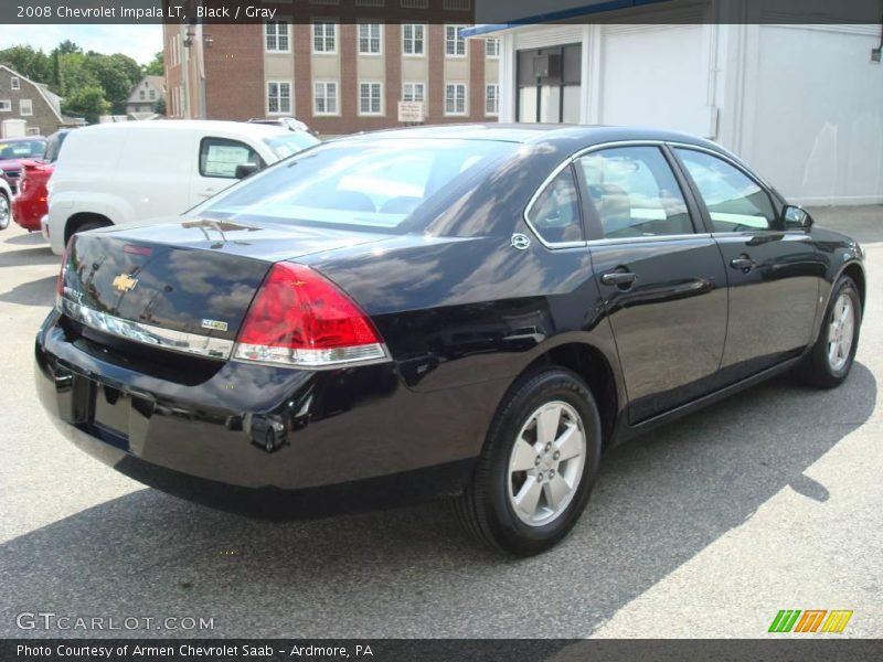 Black / Gray 2008 Chevrolet Impala LT