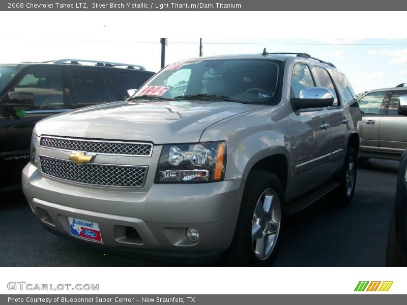 Silver Birch Metallic / Light Titanium/Dark Titanium 2008 Chevrolet Tahoe LTZ