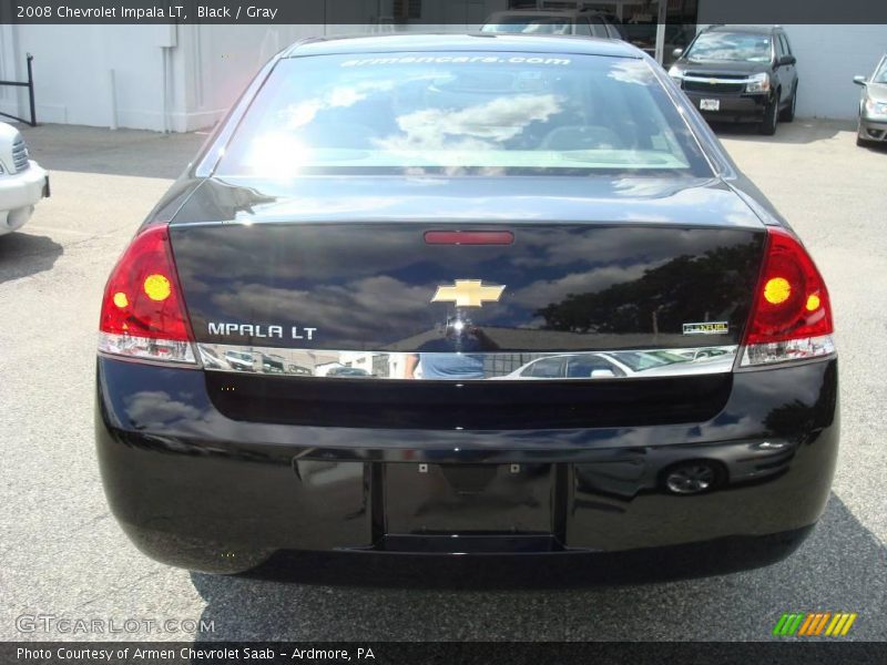 Black / Gray 2008 Chevrolet Impala LT