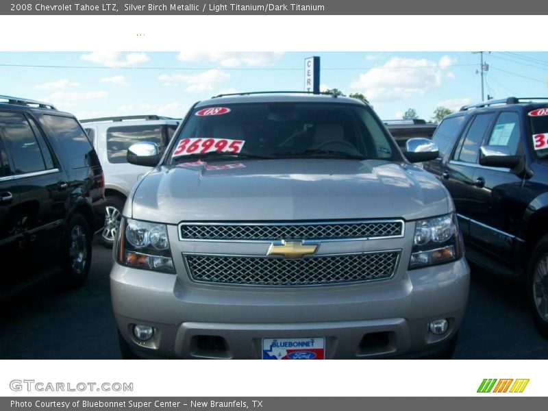 Silver Birch Metallic / Light Titanium/Dark Titanium 2008 Chevrolet Tahoe LTZ
