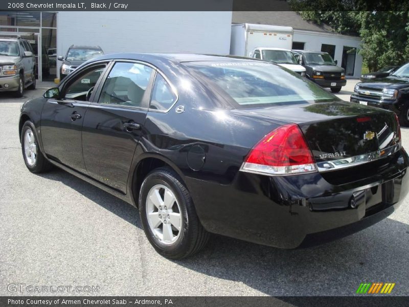 Black / Gray 2008 Chevrolet Impala LT
