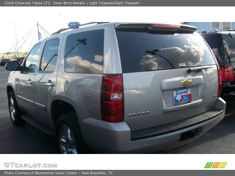 Silver Birch Metallic / Light Titanium/Dark Titanium 2008 Chevrolet Tahoe LTZ