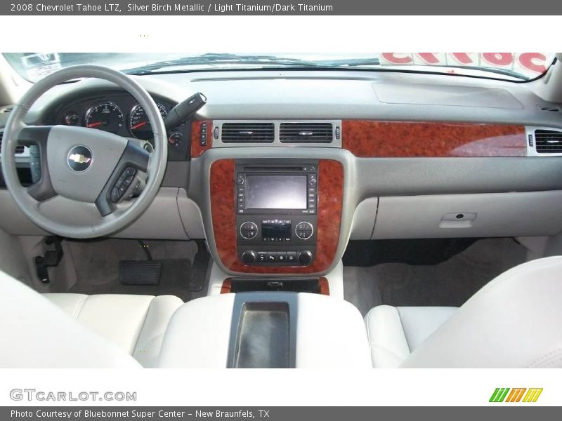 Silver Birch Metallic / Light Titanium/Dark Titanium 2008 Chevrolet Tahoe LTZ