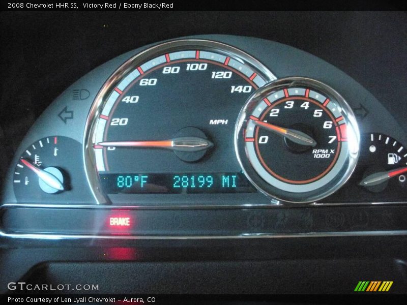 Victory Red / Ebony Black/Red 2008 Chevrolet HHR SS