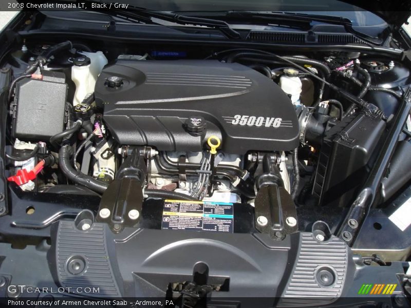 Black / Gray 2008 Chevrolet Impala LT