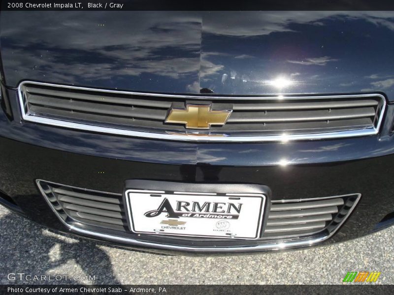 Black / Gray 2008 Chevrolet Impala LT
