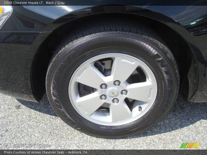 Black / Gray 2008 Chevrolet Impala LT