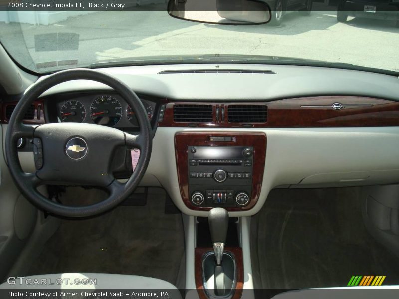 Black / Gray 2008 Chevrolet Impala LT