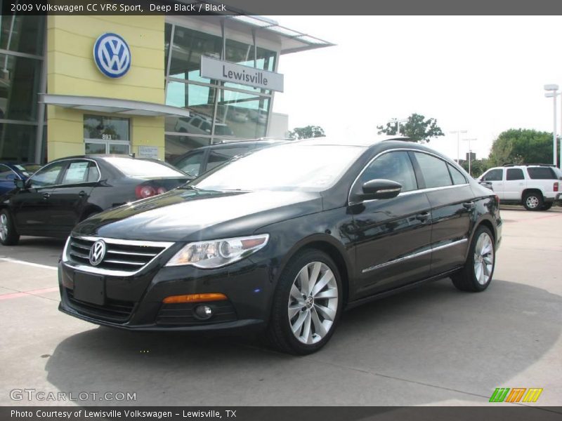 Deep Black / Black 2009 Volkswagen CC VR6 Sport