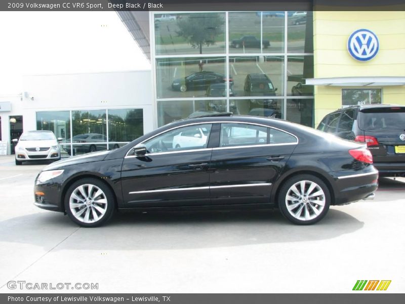 Deep Black / Black 2009 Volkswagen CC VR6 Sport