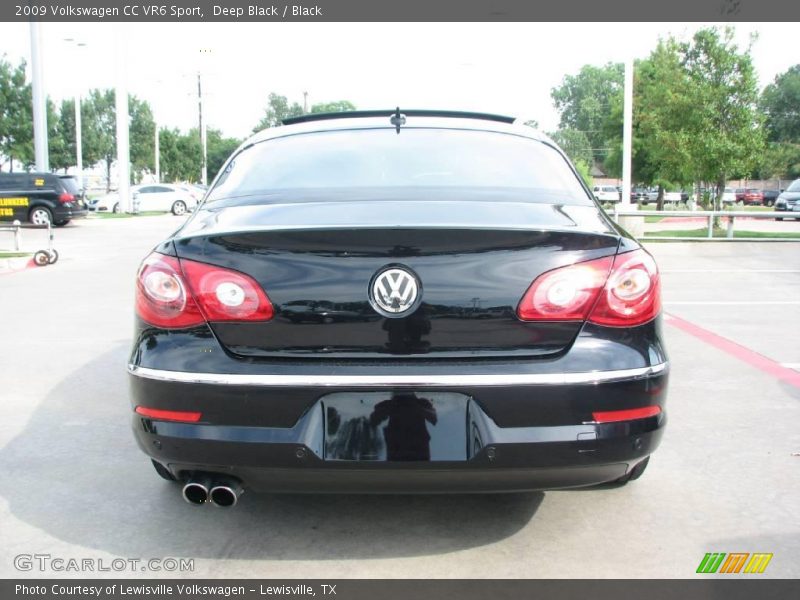 Deep Black / Black 2009 Volkswagen CC VR6 Sport