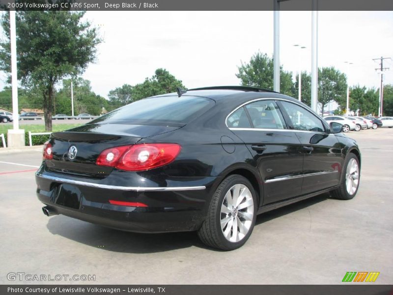 Deep Black / Black 2009 Volkswagen CC VR6 Sport