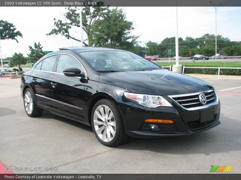 Deep Black / Black 2009 Volkswagen CC VR6 Sport