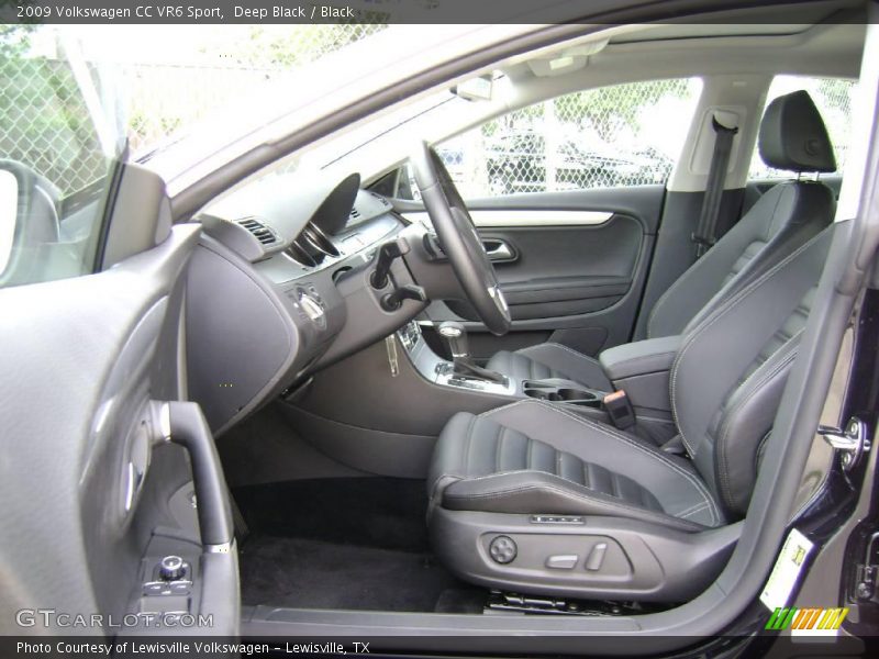 Deep Black / Black 2009 Volkswagen CC VR6 Sport