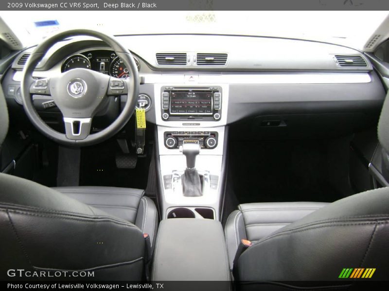 Deep Black / Black 2009 Volkswagen CC VR6 Sport