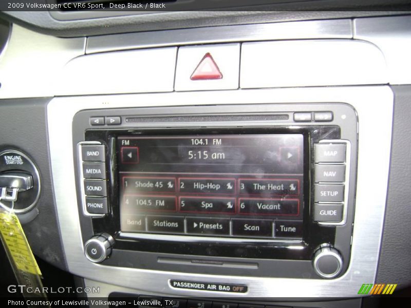 Deep Black / Black 2009 Volkswagen CC VR6 Sport