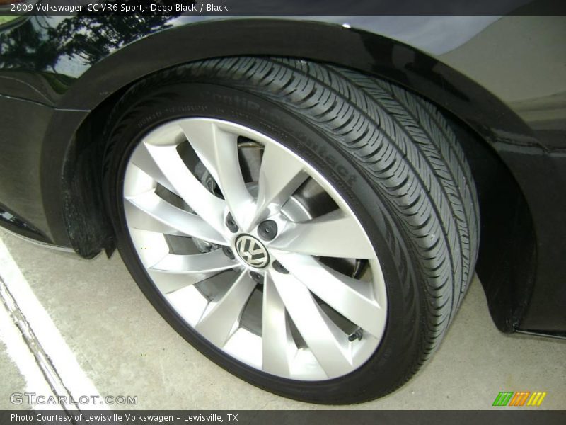 Deep Black / Black 2009 Volkswagen CC VR6 Sport