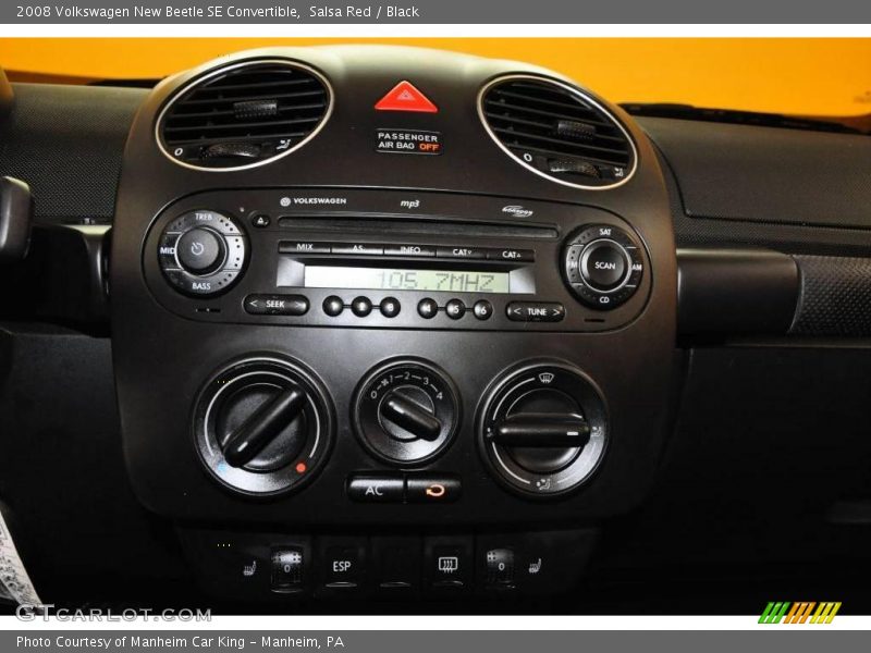 Salsa Red / Black 2008 Volkswagen New Beetle SE Convertible