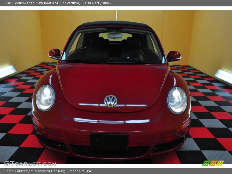 Salsa Red / Black 2008 Volkswagen New Beetle SE Convertible