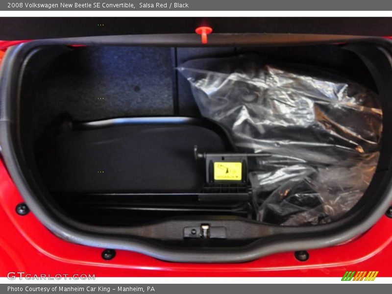 Salsa Red / Black 2008 Volkswagen New Beetle SE Convertible