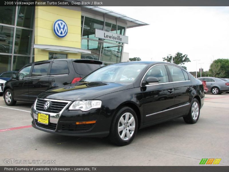 Deep Black / Black 2008 Volkswagen Passat Turbo Sedan
