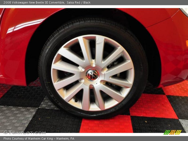 Salsa Red / Black 2008 Volkswagen New Beetle SE Convertible