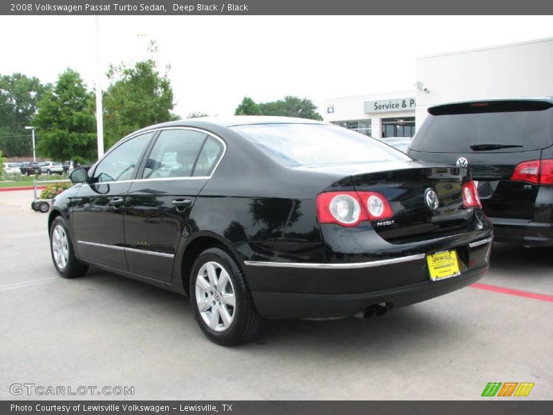 Deep Black / Black 2008 Volkswagen Passat Turbo Sedan
