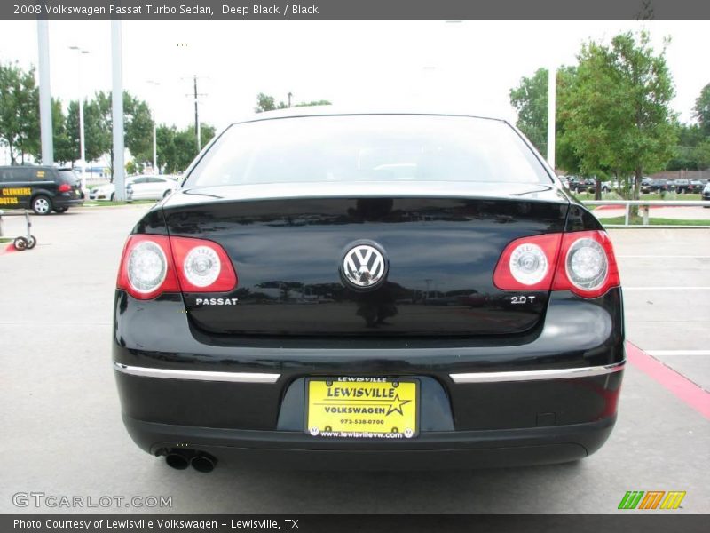 Deep Black / Black 2008 Volkswagen Passat Turbo Sedan
