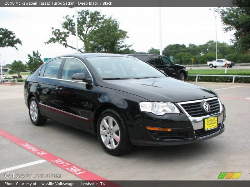 Deep Black / Black 2008 Volkswagen Passat Turbo Sedan