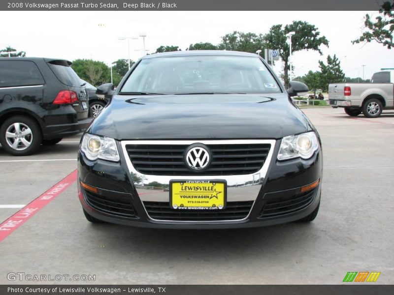 Deep Black / Black 2008 Volkswagen Passat Turbo Sedan