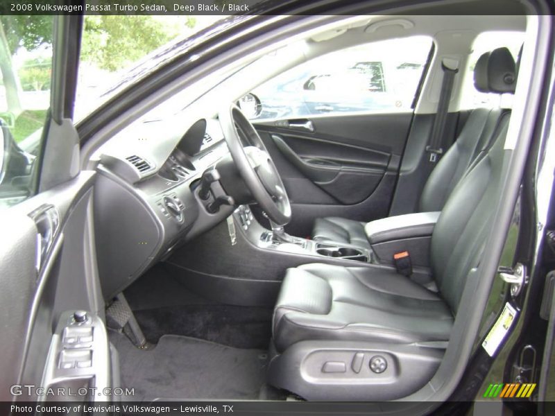 Deep Black / Black 2008 Volkswagen Passat Turbo Sedan
