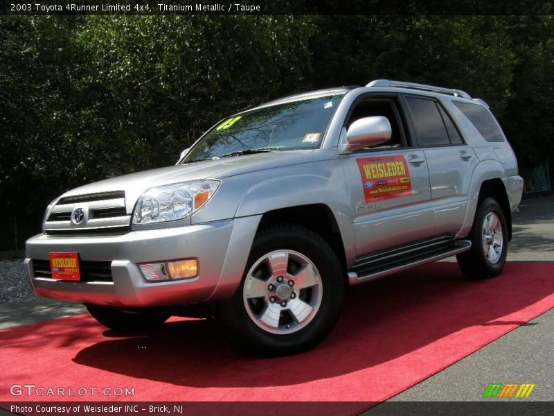 Titanium Metallic / Taupe 2003 Toyota 4Runner Limited 4x4