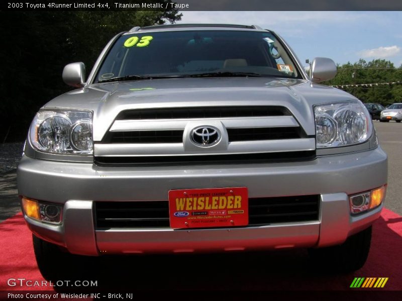 Titanium Metallic / Taupe 2003 Toyota 4Runner Limited 4x4